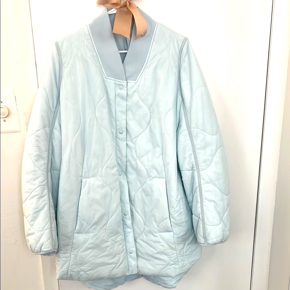 lululemon athletica Light Blue Puffer Jacket